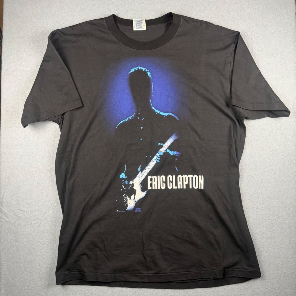Vintage 1994 Eric Clapton Nothing But The Blues Tour Shirt Winterland XL Black